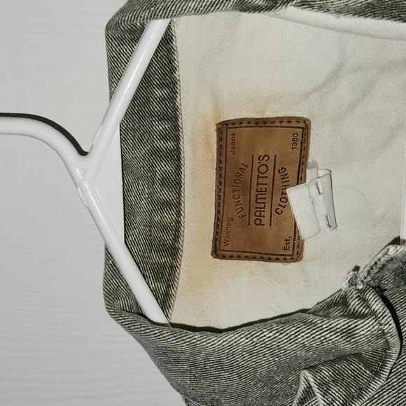VINTAGE Functional Palmetto's Clothing crop Jean jacket Size S - Picture 7 of 7